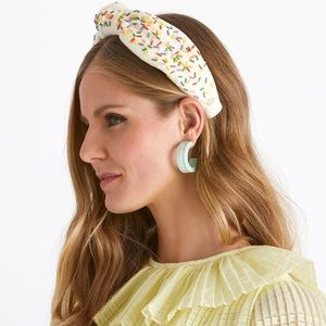 NWT Lele Sadoughi Sprinkle Buttercream Birthday Cake Headband